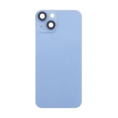 Задняя крышка для Apple iPhone 14 (синяя) премиум — 2